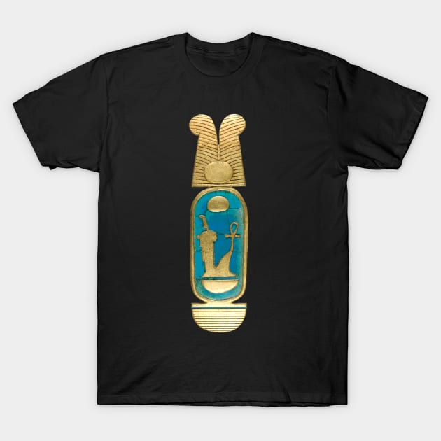 Pharaoh Amenhotep III Royal Cartouche T-Shirt by WillowNox7